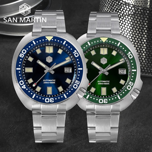 Exploring the San Martin Turtle Diver Watch SN047 Features