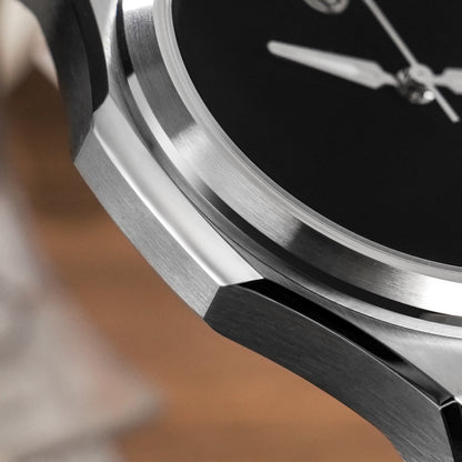 Watchdives Premier WD0016B Square-Block Faceted Dial Original Design