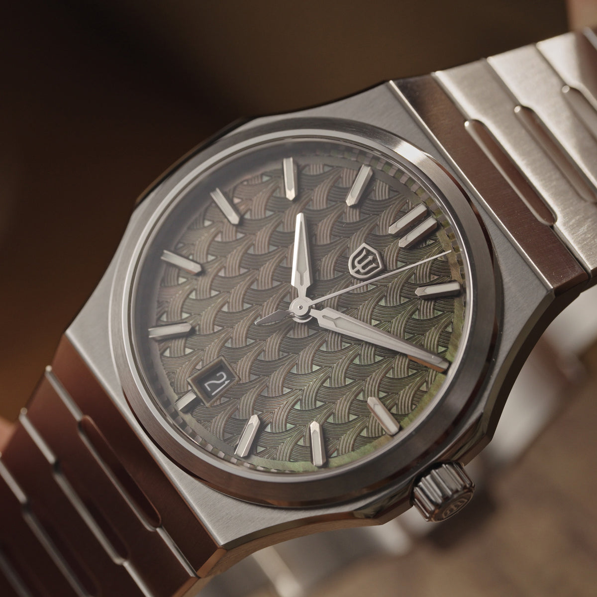 WDC WDC0001 Premier Miyota 9015 Automatic Watch - Forest MOP Dial