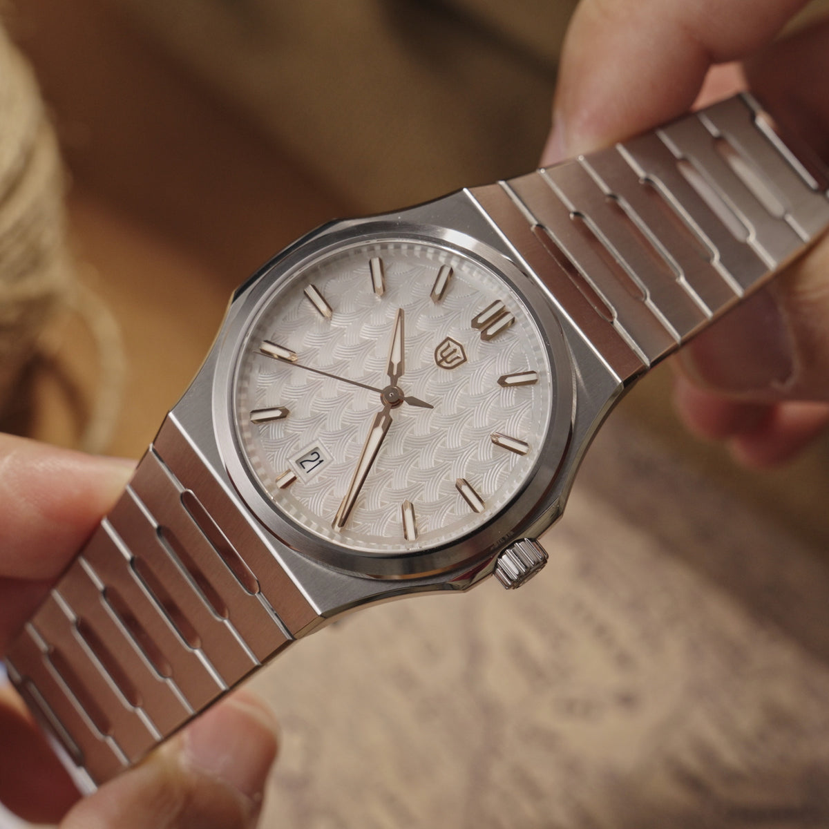 WDC WDC0001 Premier Miyota 9015 Automatic Watch - Forest MOP Dial