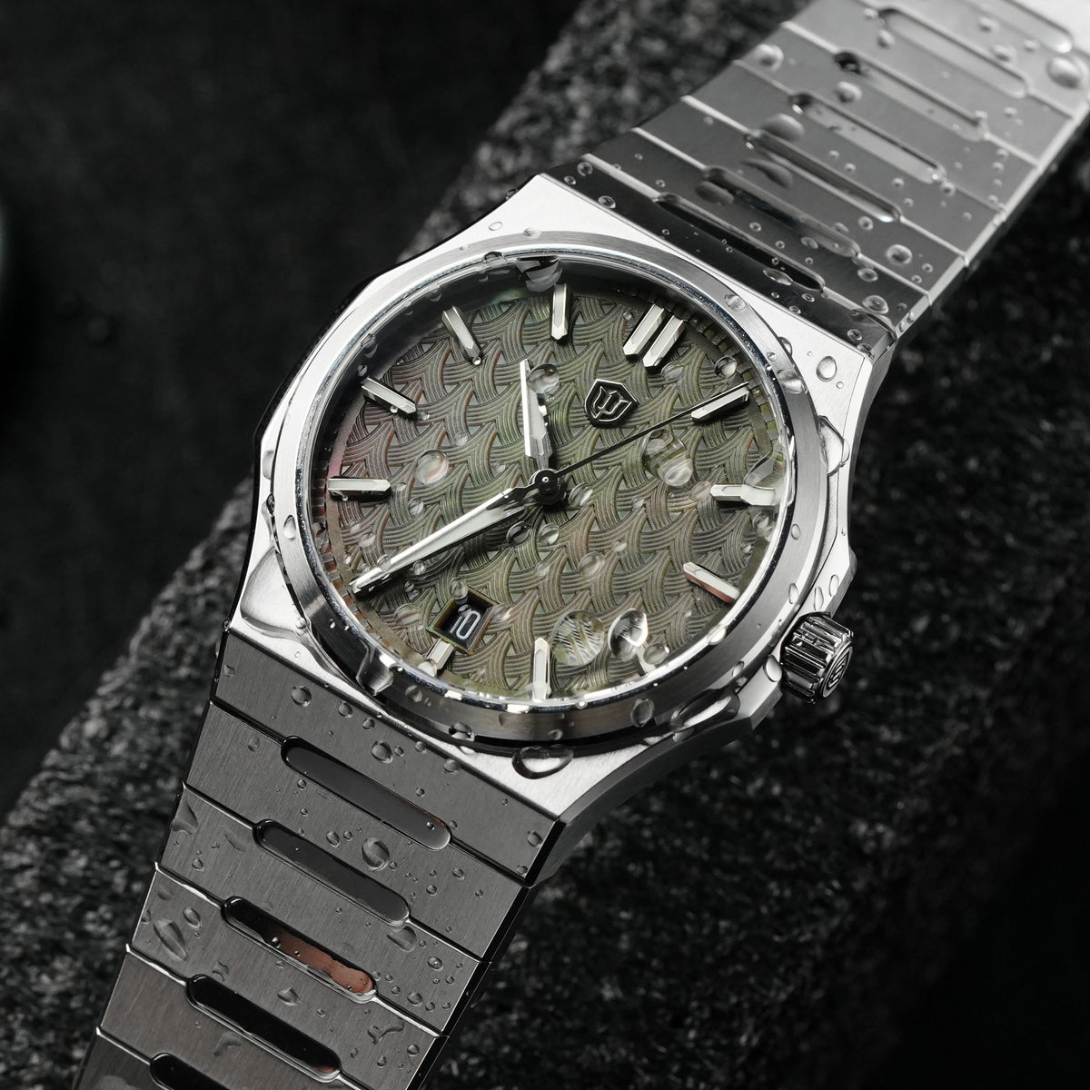 WDC WDC0001 Premier Miyota 9015 Automatic Watch - Forest MOP Dial