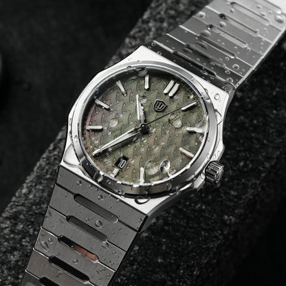 WDC WDC0001 Premier Miyota 9015 Automatic Watch - Forest MOP Dial
