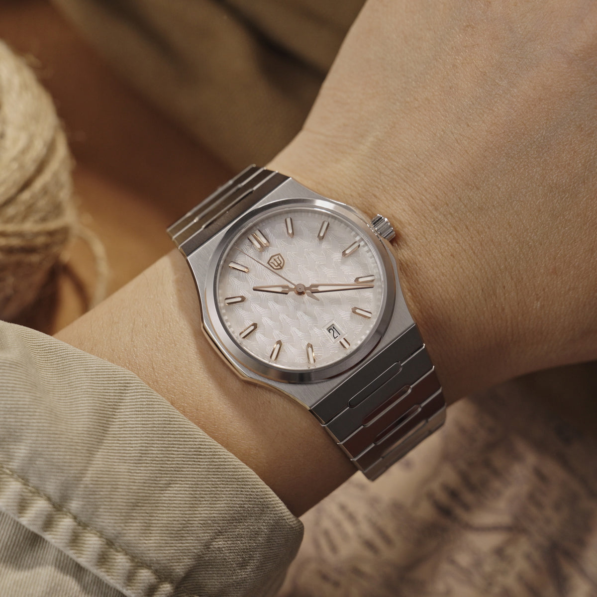 WDC WDC0001 Premier Miyota 9015 Automatic Watch - Forest MOP Dial