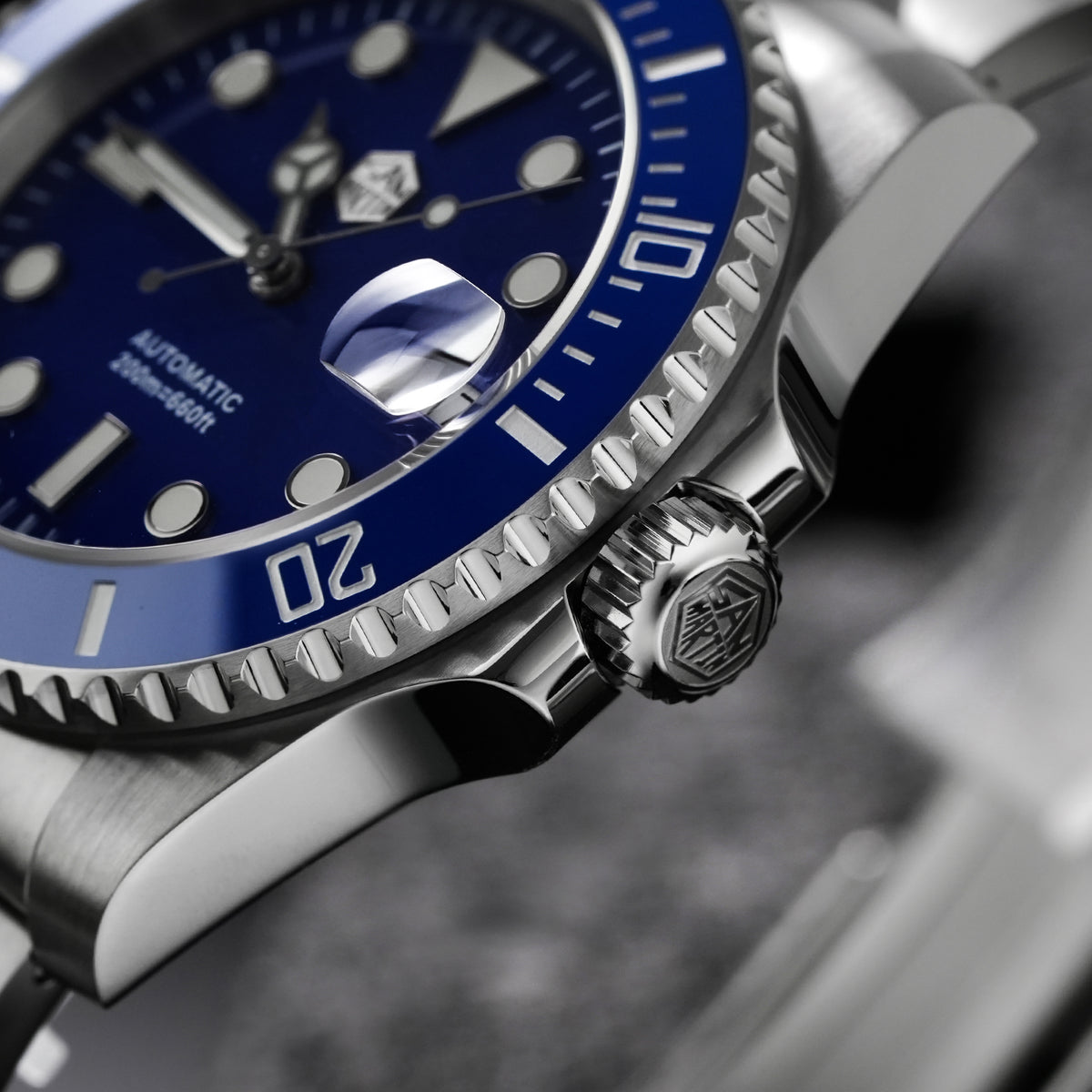 San Martin 40mm ST2130 Upgraded Version Sub Diving Watch - SN0017FW