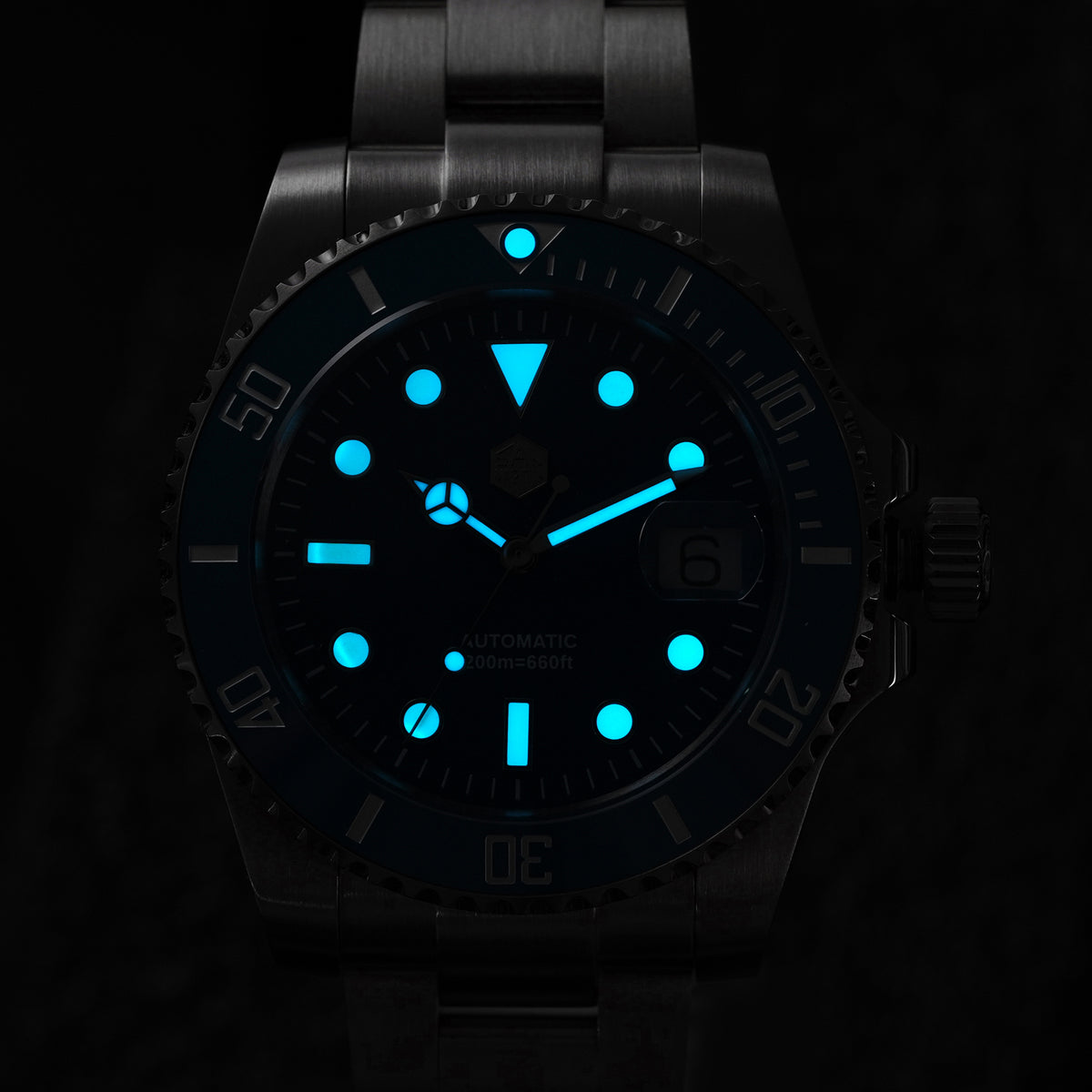 San Martin 40mm ST2130 Upgraded Version Sub Diving Watch - SN0017FW