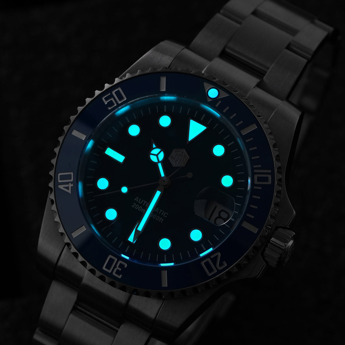San Martin 40mm ST2130 Upgraded Version Sub Diving Watch - SN0017FW