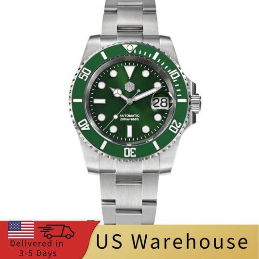 ★US Warehouse★San Martin 40mm Sub Diver Watch SN017GB