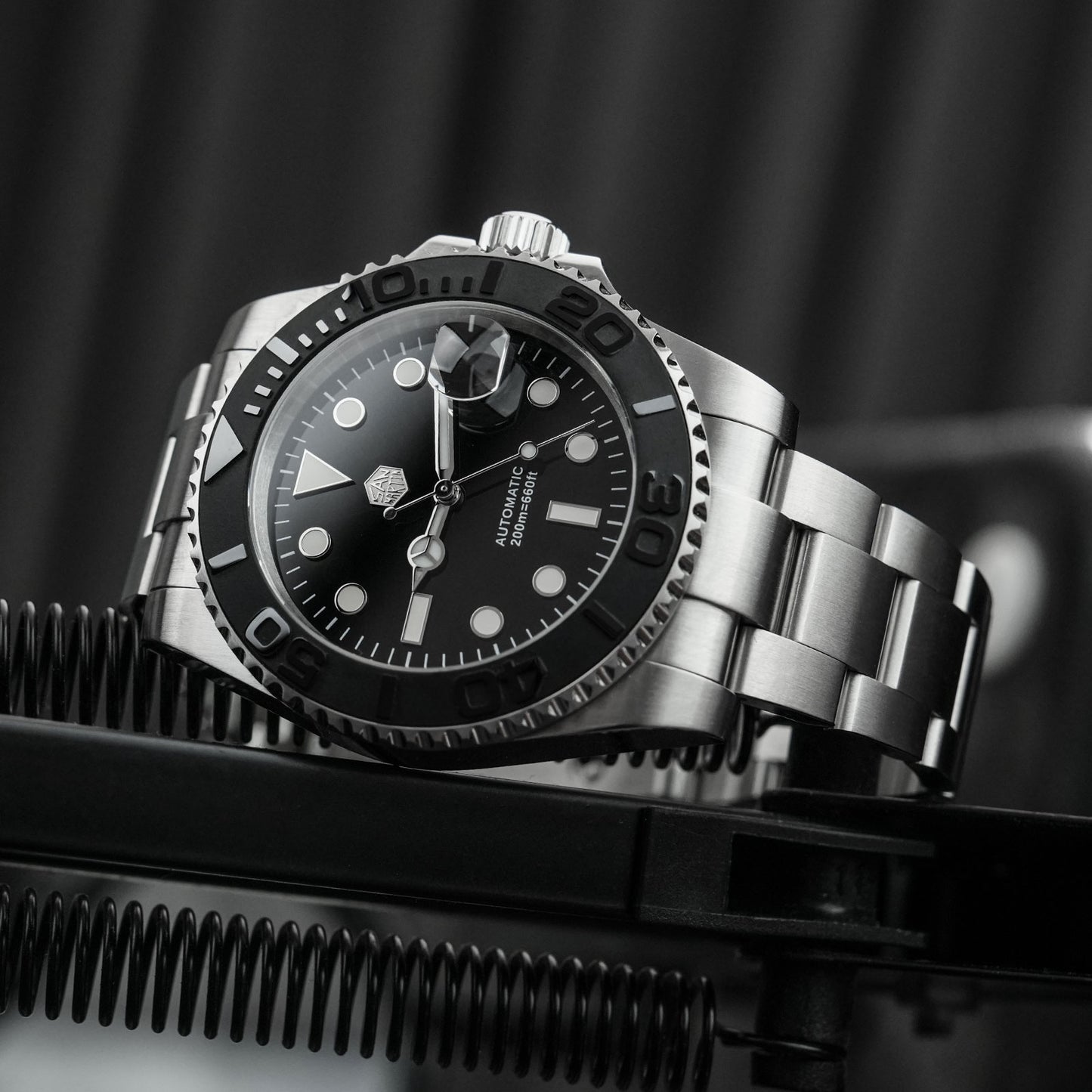San Martin 40mm Exclusive Bezel Upgrade Sub Diver ST2130 Watch SN017FW- Limited Edition