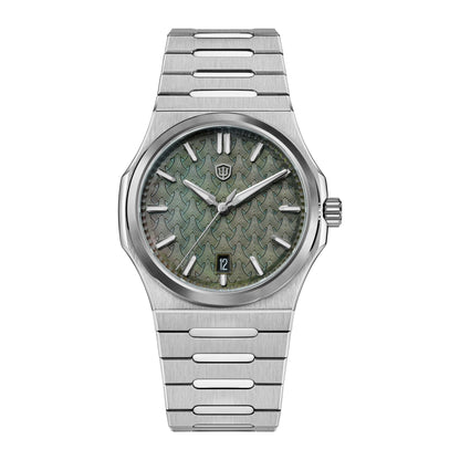 WDC WDC0001 Premier Miyota 9015 Automatic Watch - Forest MOP Dial