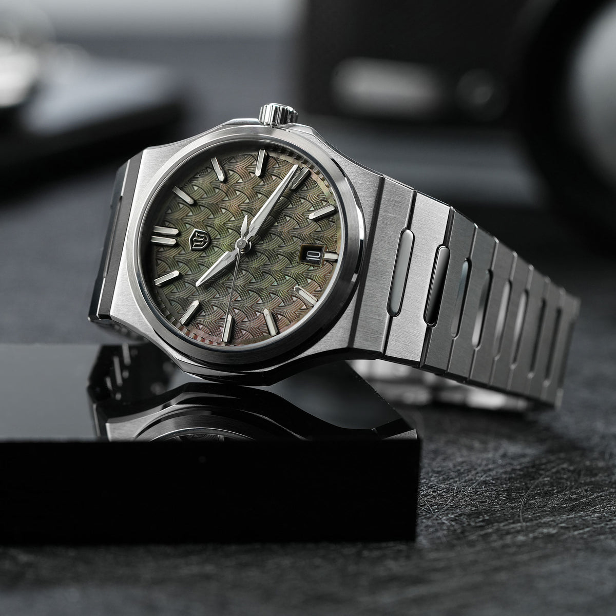 WDC WDC0001 Premier Miyota 9015 Automatic Watch - Forest MOP Dial