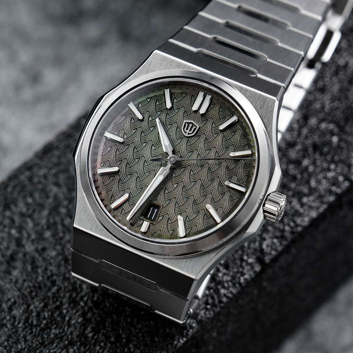 WDC WDC0001 Premier Miyota 9015 Automatic Watch - Forest MOP Dial