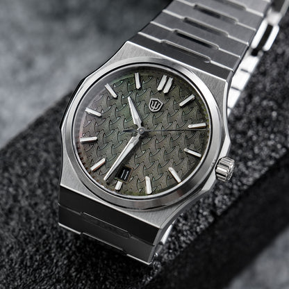 WDC WDC0001 Premier Miyota 9015 Automatic Watch - Forest MOP Dial