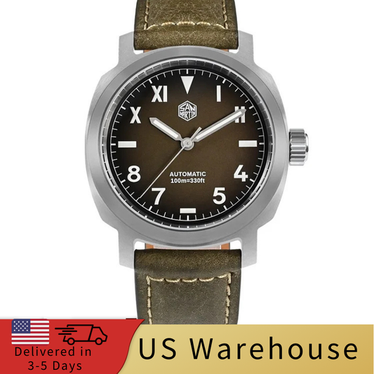 ★US Warehouse★San Martin 40mm Vintage Men Watch SN0065