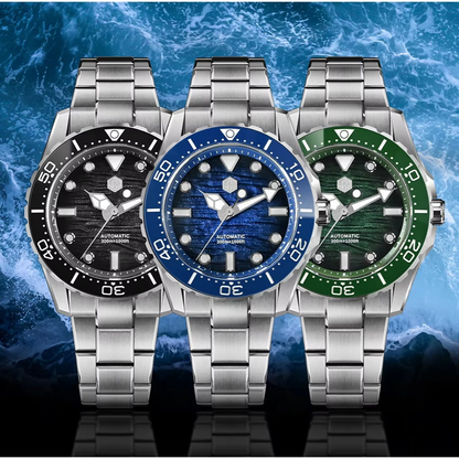 San Martin 40mm Diver 300m Men Watch ST2130 Automatic Mechanical SN0154