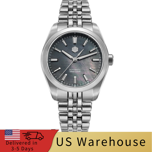 ★US Warehouse★San Martin 39mm MOP Dial Miyota 90S5 Men Watch SN0144
