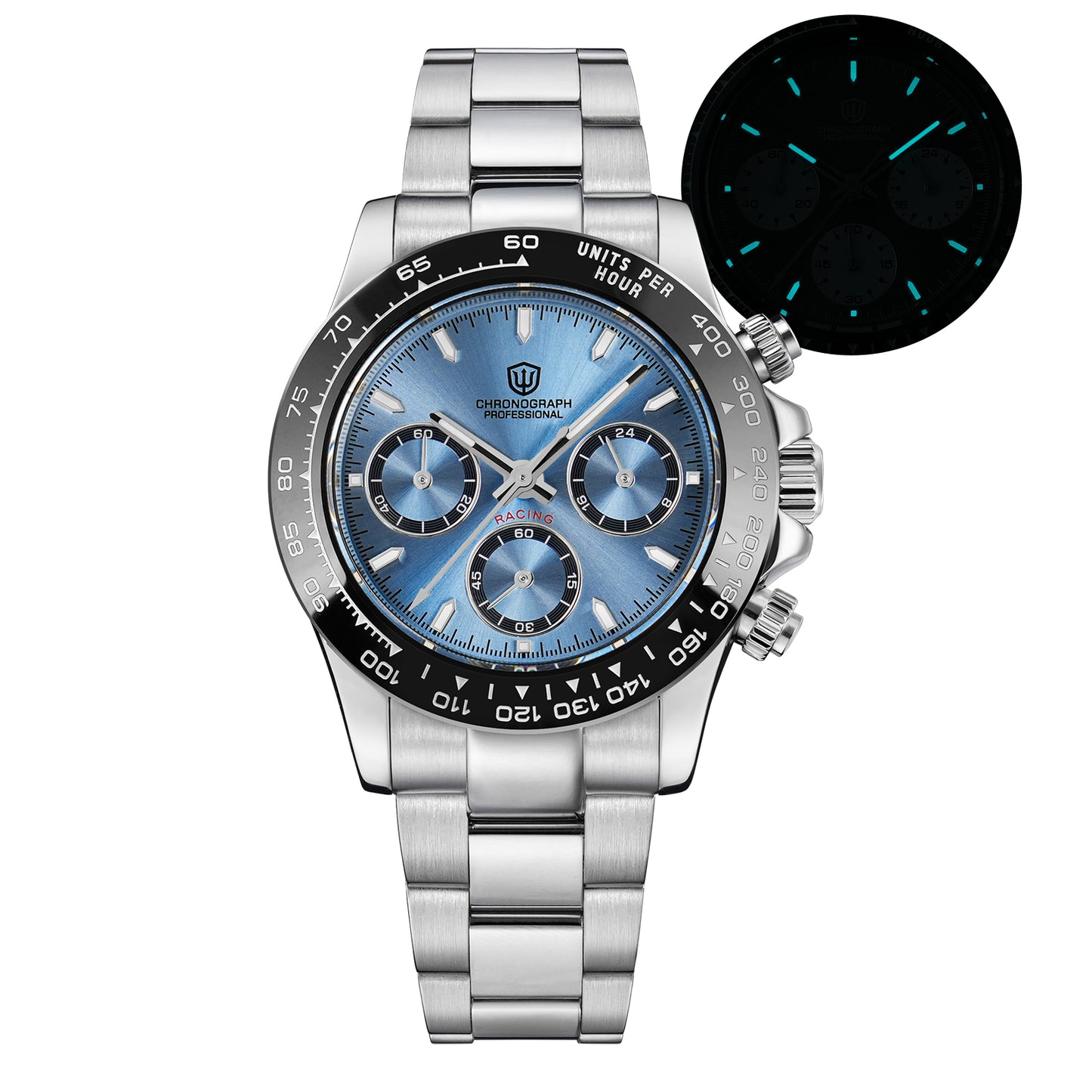 Watchdives WD16500 38mm VK63 Chronograph Watch V2