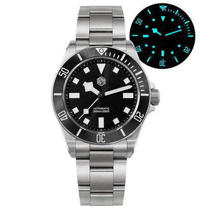 San Martin Titanium 39mm Sunray Dial Dive Watch SN0121T