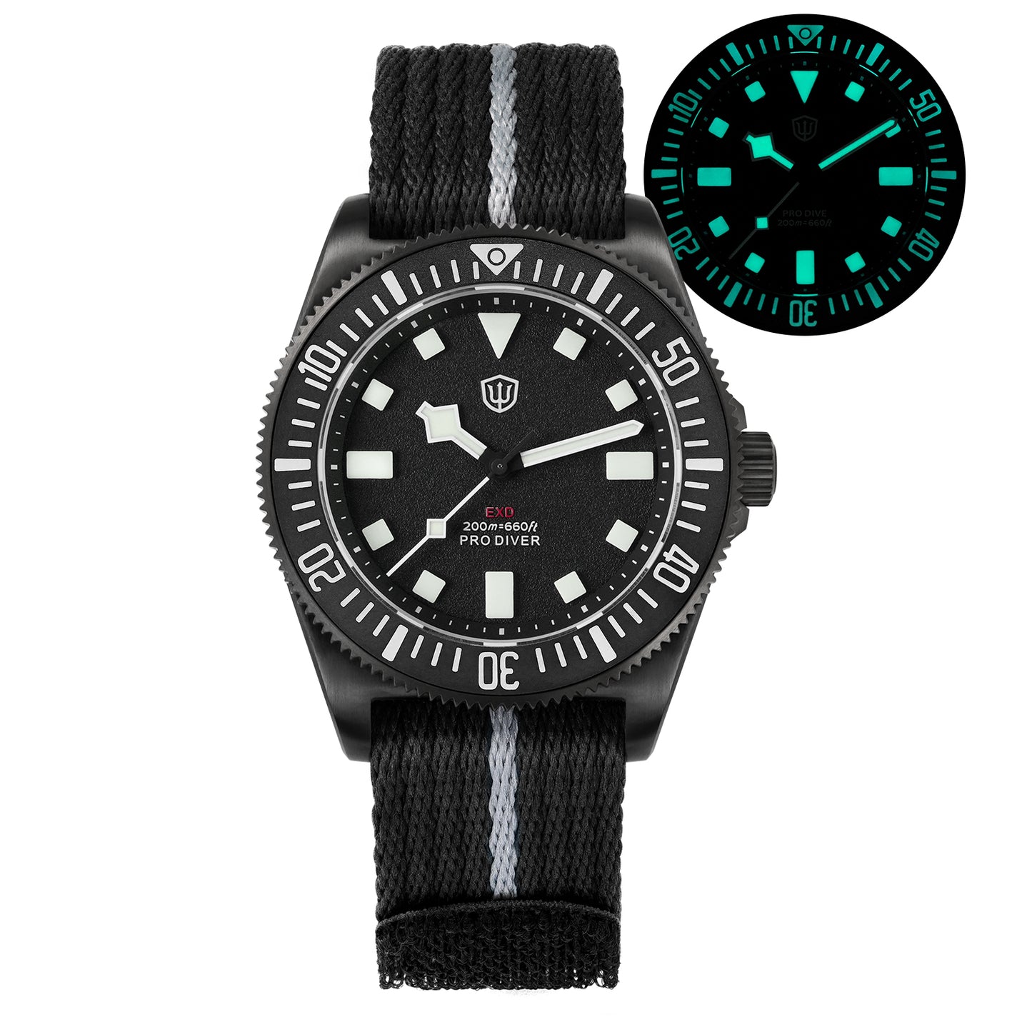 Watchdives 38mm EXD Titanium Diver Watch