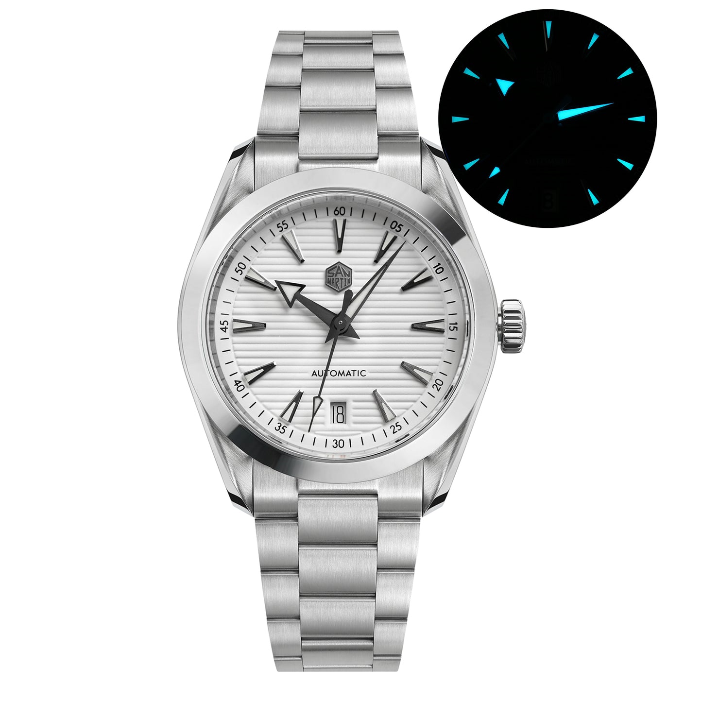Watchdives x San Martin 38mm Upgraded ST2130 Chronometer Automatic Watch SN0113CW