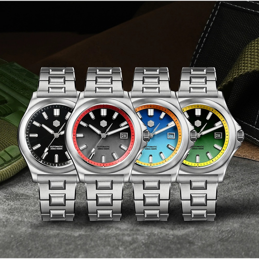 San Martin 41mm Miyota 9015 Automatic Mechanical Watches SN0119