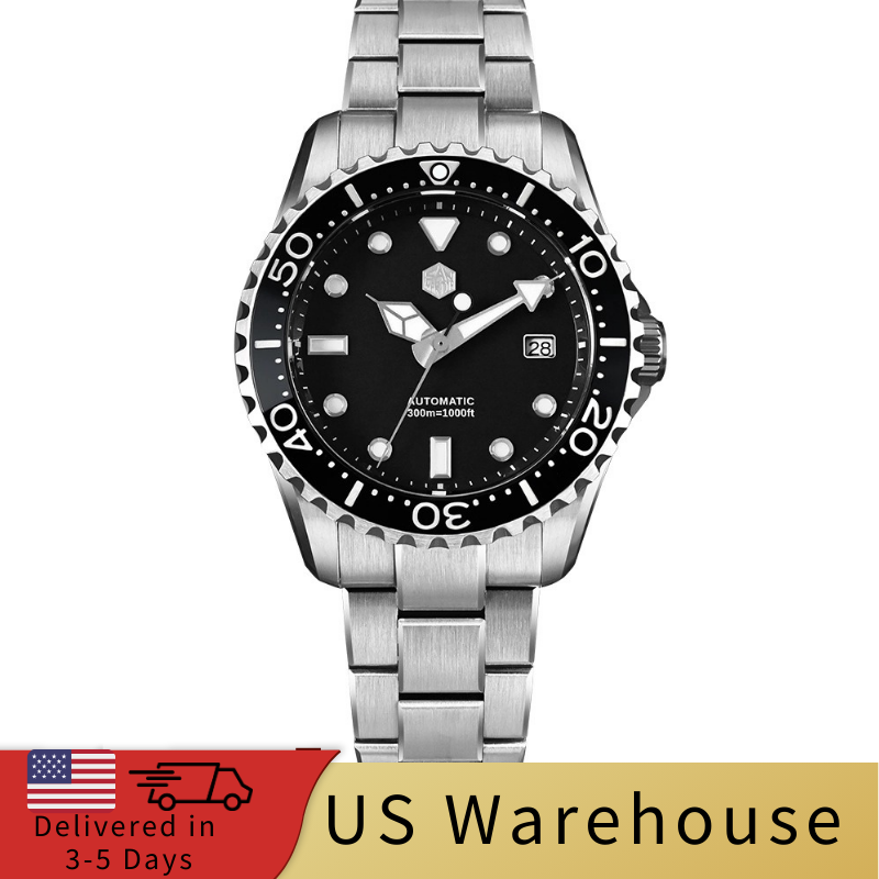★US Warehouse★San Martin New 40mm Men's Diving Watch SN0009D
