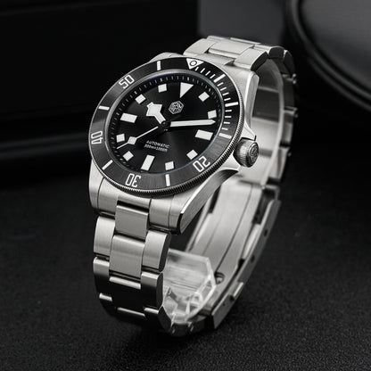San Martin Titanium 39mm Sunray Dial Dive Watch SN0121T