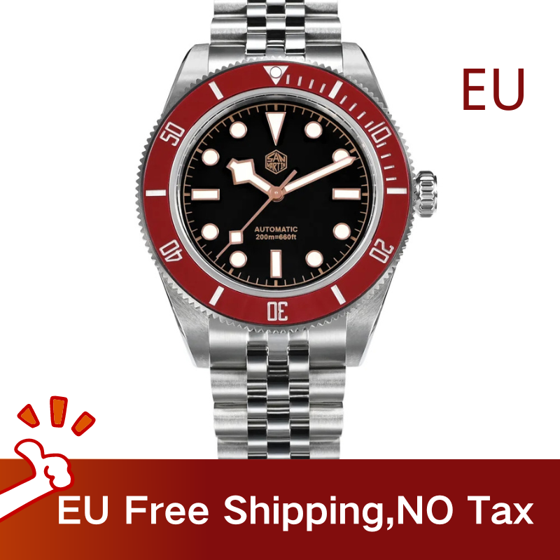 ★EU warehouse★San Martin 40mm BB58 Automatic Watcth SN0128