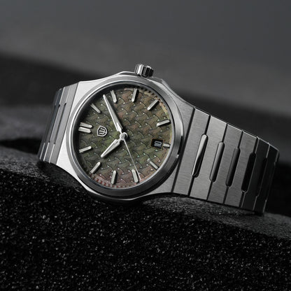 WDC WDC0001 Premier Miyota 9015 Automatic Watch - Forest MOP Dial