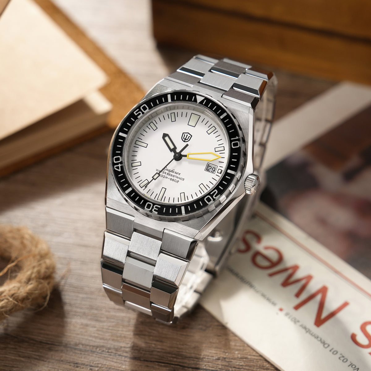Watchdives Premier WD0017C VH31/Ronda 515 Diver Watch