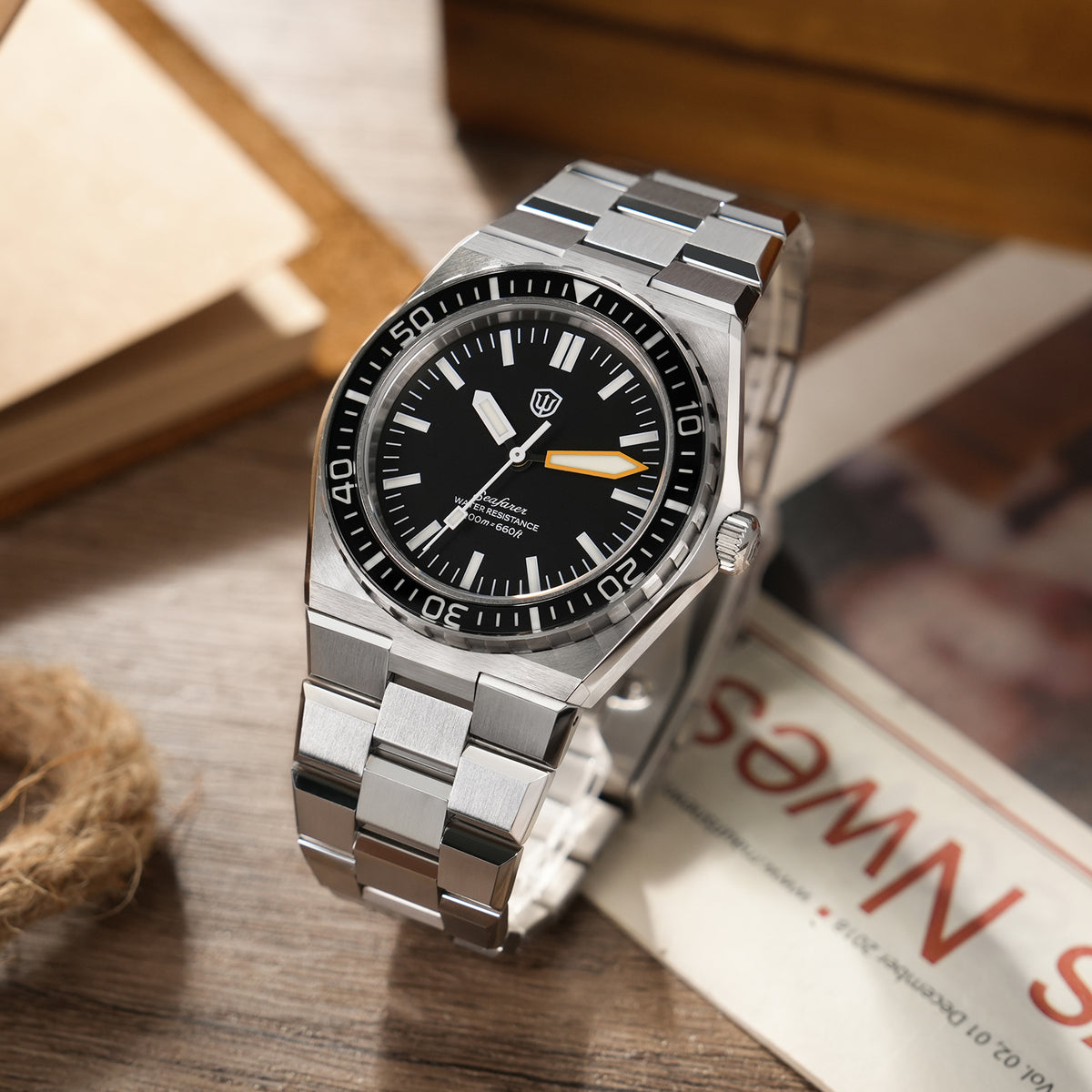 Watchdives Premier WD0017C VH31/Ronda 515 Diver Watch