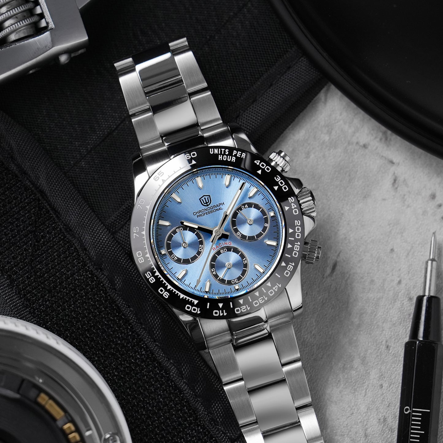 Watchdives WD16500 38mm VK63 Chronograph Watch V2