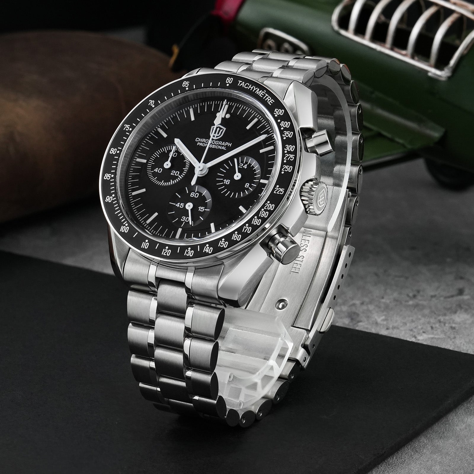 Watchdives 40mm WD1860 VK63 Chronograph Watch – San Martin Watch