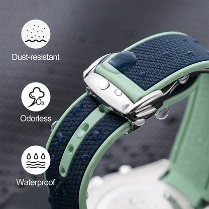 Interface Soft Silicone Watch Strap Stainless Steel Buckle