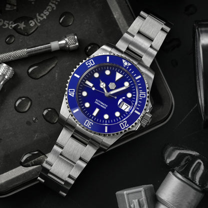 San Martin 40mm ST2130 Upgraded Version Sub Diving Watch - SN0017FW