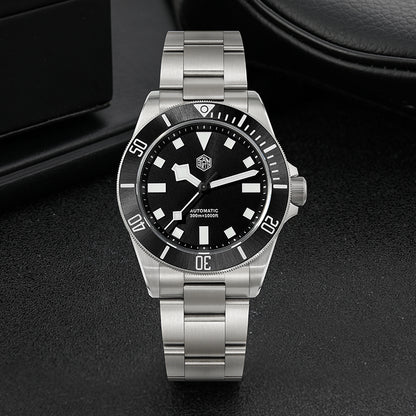 San Martin Titanium 39mm Sunray Dial Dive Watch SN0121T