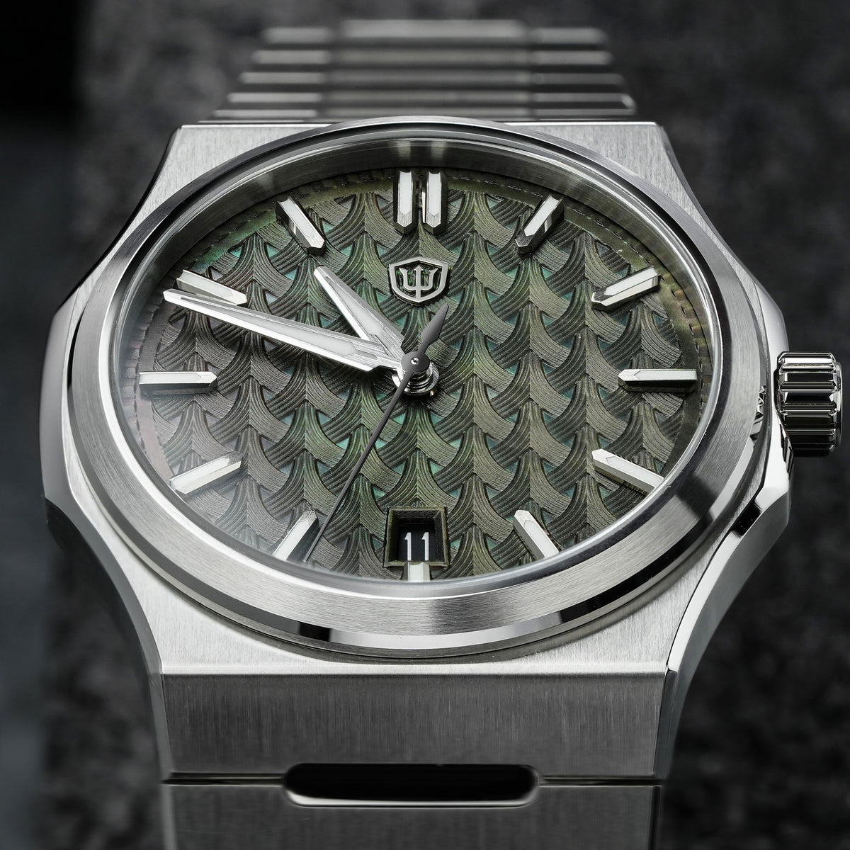 WDC WDC0001 Premier Miyota 9015 Automatic Watch - Forest MOP Dial