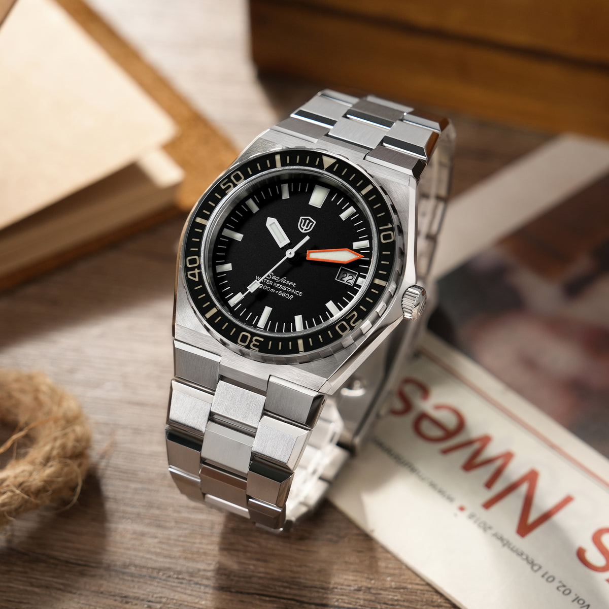 Watchdives Premier WD0017C VH31/Ronda 515 Diver Watch