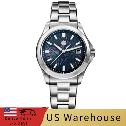 ★US Warehouse★San Martin 39mm Mop Guilloche 9015 Automatic Men SN0150