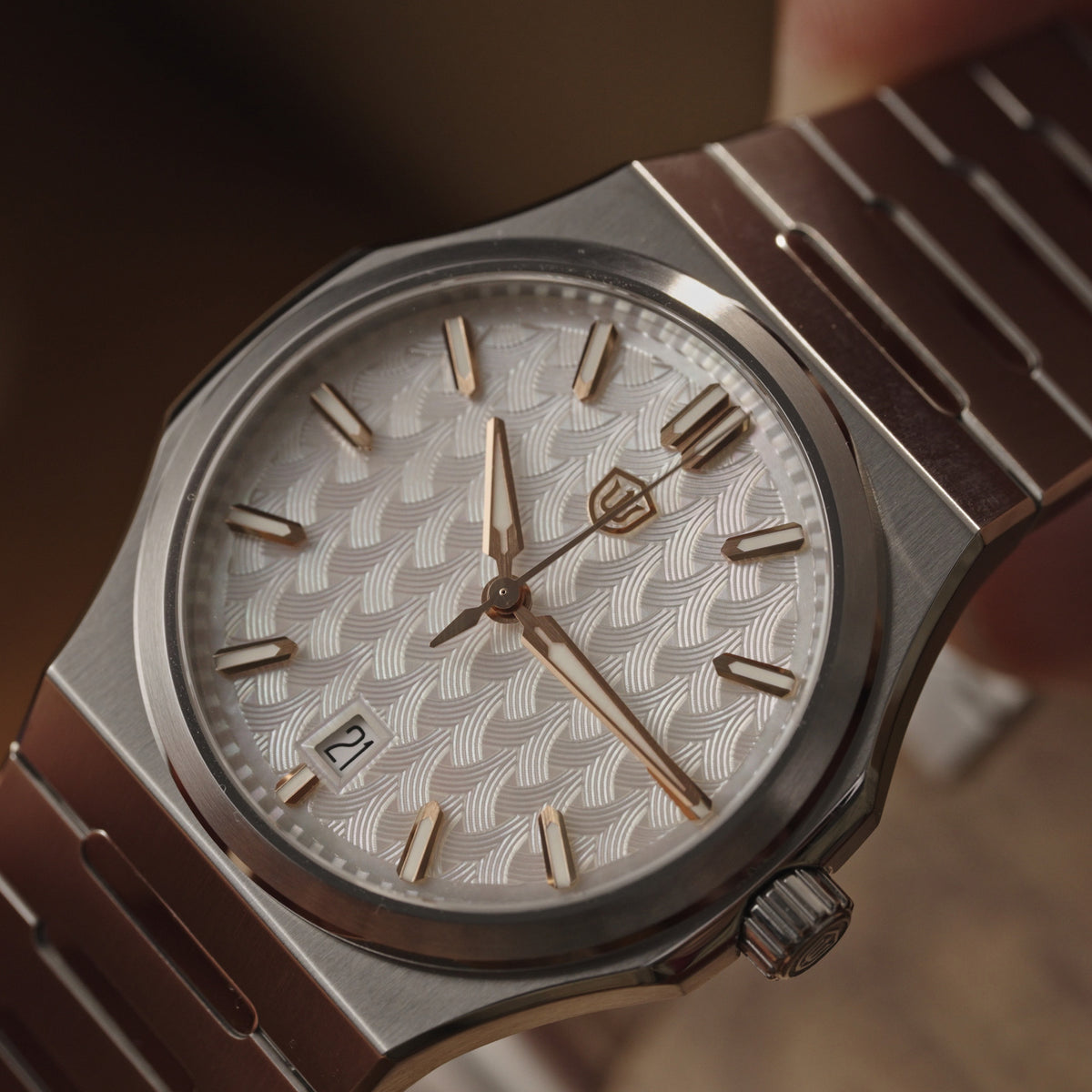 WDC WDC0001 Premier Miyota 9015 Automatic Watch - Forest MOP Dial