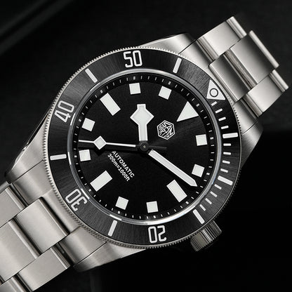 San Martin Titanium 39mm Sunray Dial Dive Watch SN0121T