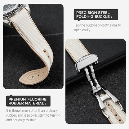 Interface Soft Silicone Watch Strap Stainless Steel Buckle