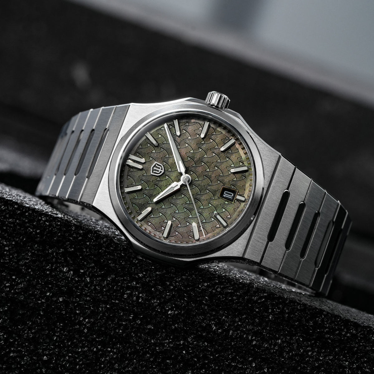 WDC WDC0001 Premier Miyota 9015 Automatic Watch - Forest MOP Dial