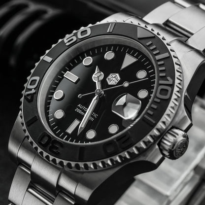 San Martin 40mm Exclusive Bezel Upgrade Sub Diver ST2130 Watch SN017FW- Limited Edition
