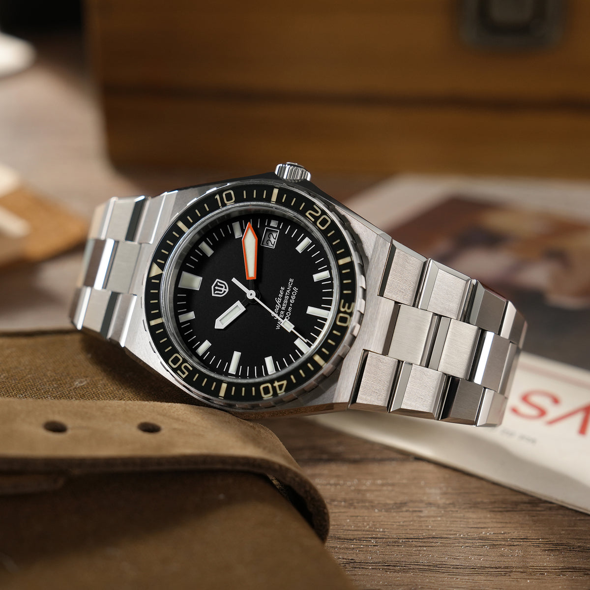 Watchdives Premier WD0017C VH31/Ronda 515 Diver Watch