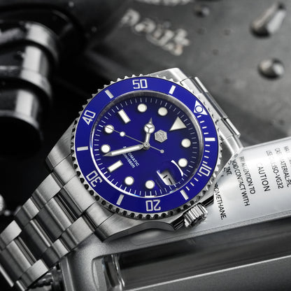 San Martin 40mm ST2130 Upgraded Version Sub Diving Watch - SN0017FW