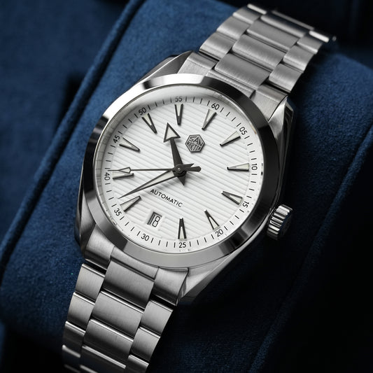 Watchdives x San Martin 38mm Upgraded ST2130 Chronometer Automatic Watch SN0113CW