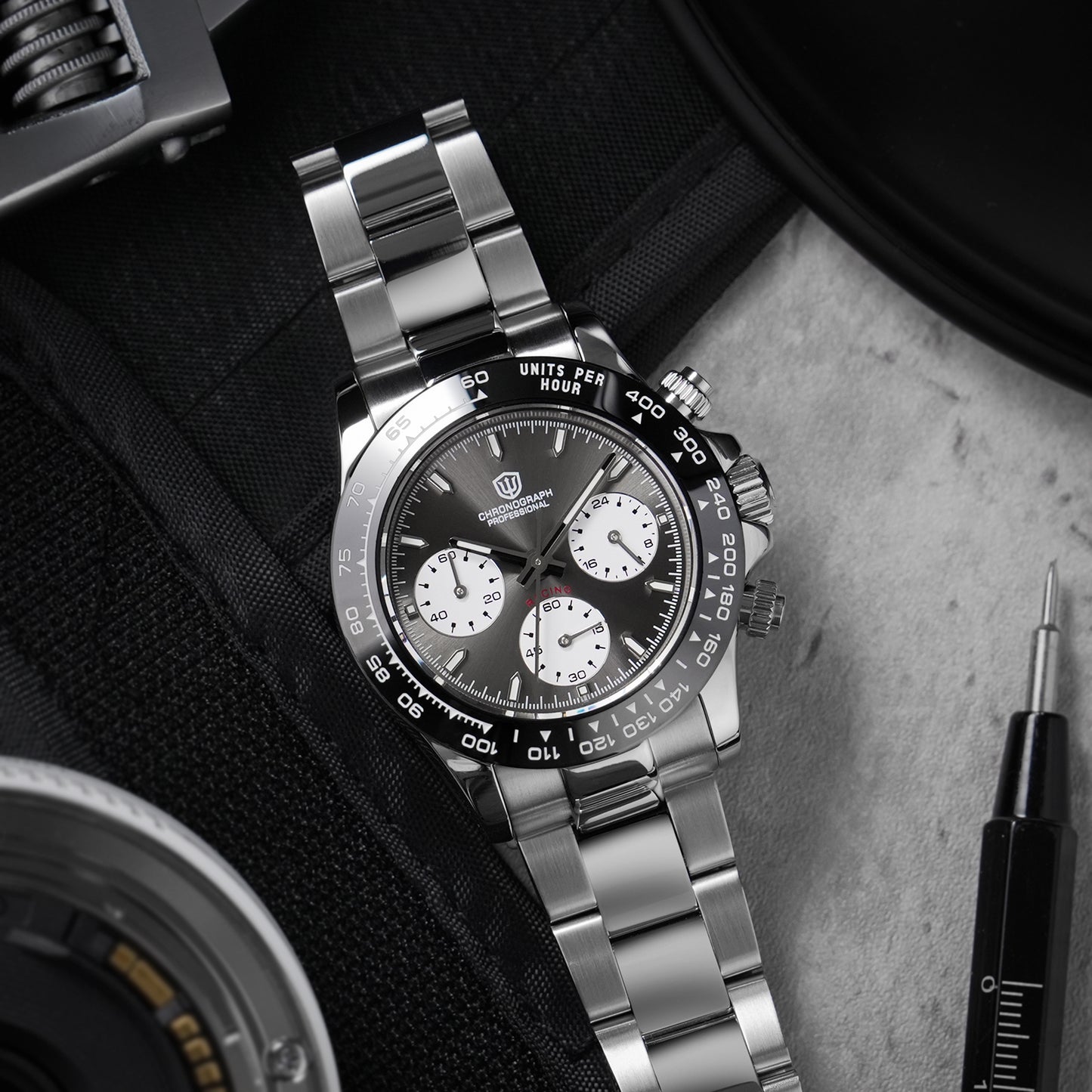 Watchdives WD16500 38mm VK63 Chronograph Watch V2