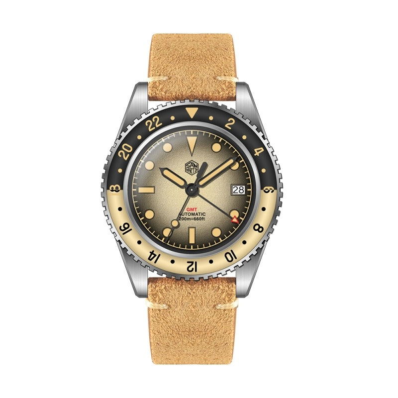 San Martin 40mm Retro NH34 GMT Watch SN0134