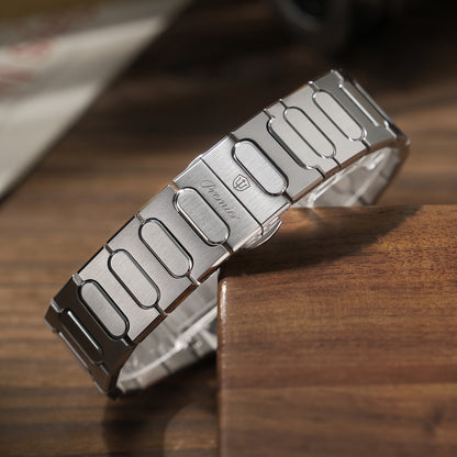 Watchdives Premier WD0016B Square-Block Faceted Dial Original Design
