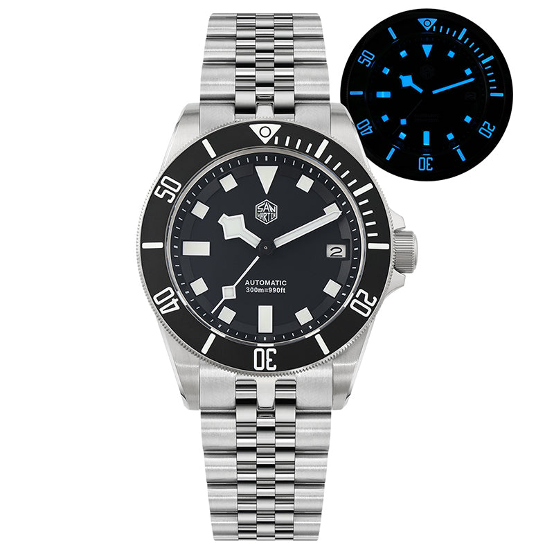 Watchdives x San Martin Classic 39mm Automatic Dive Watch SN0121GA